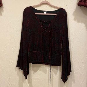 Venus Burnout Velvet Top